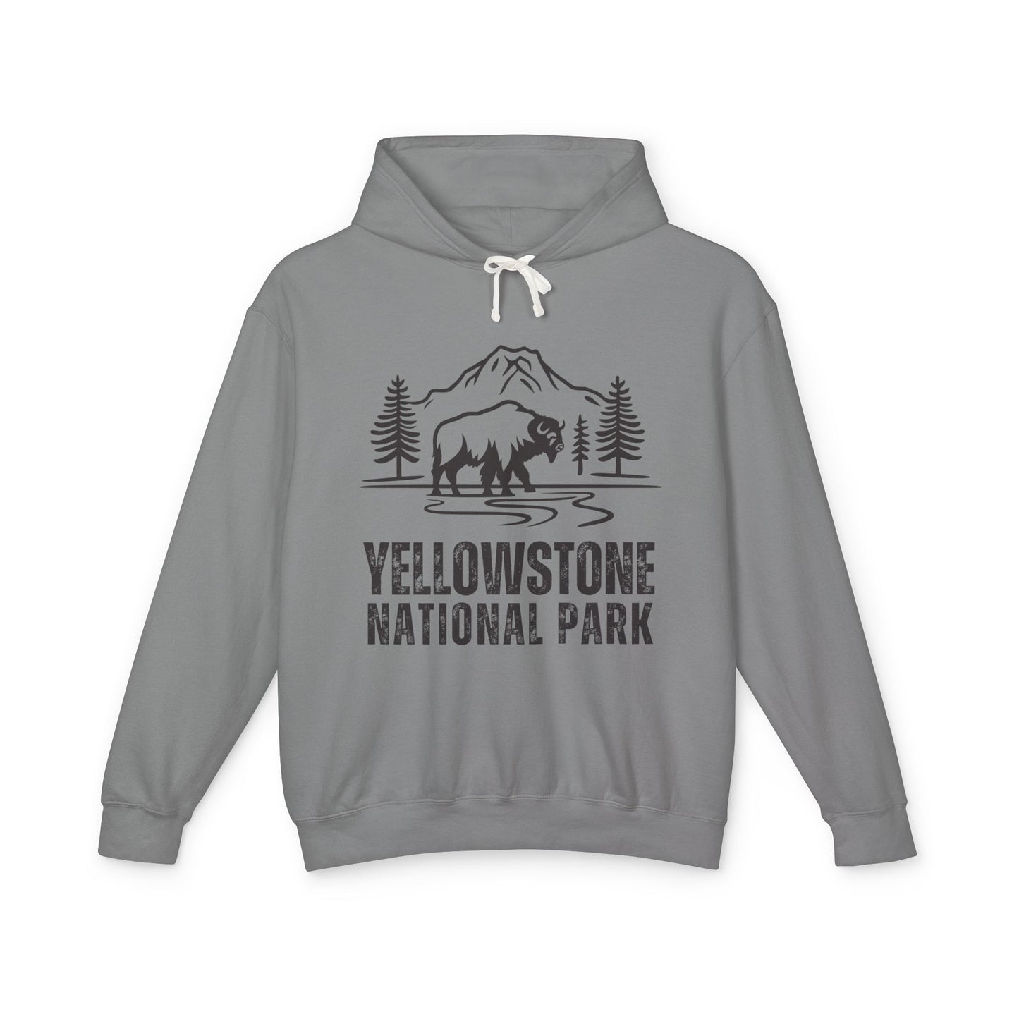 Lightweight Hoodie - Yellowstone National Park Hooded Sweatshirt