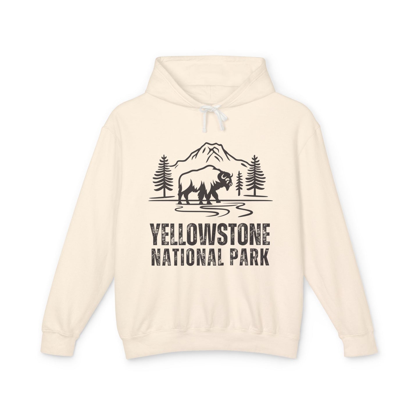 Lightweight Hoodie - Yellowstone National Park Hooded Sweatshirt