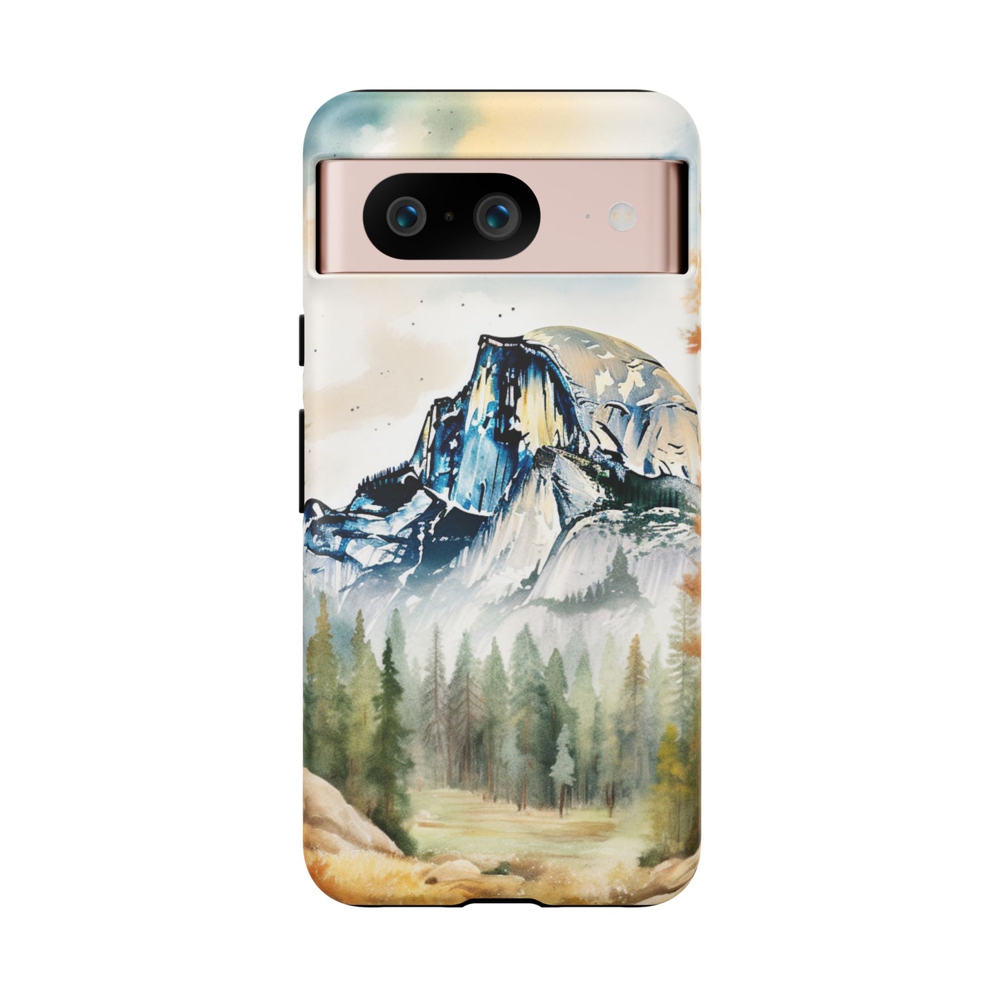 Tough Cases - Vintage Watercolor Yosemite National Park Cell Phone Cover