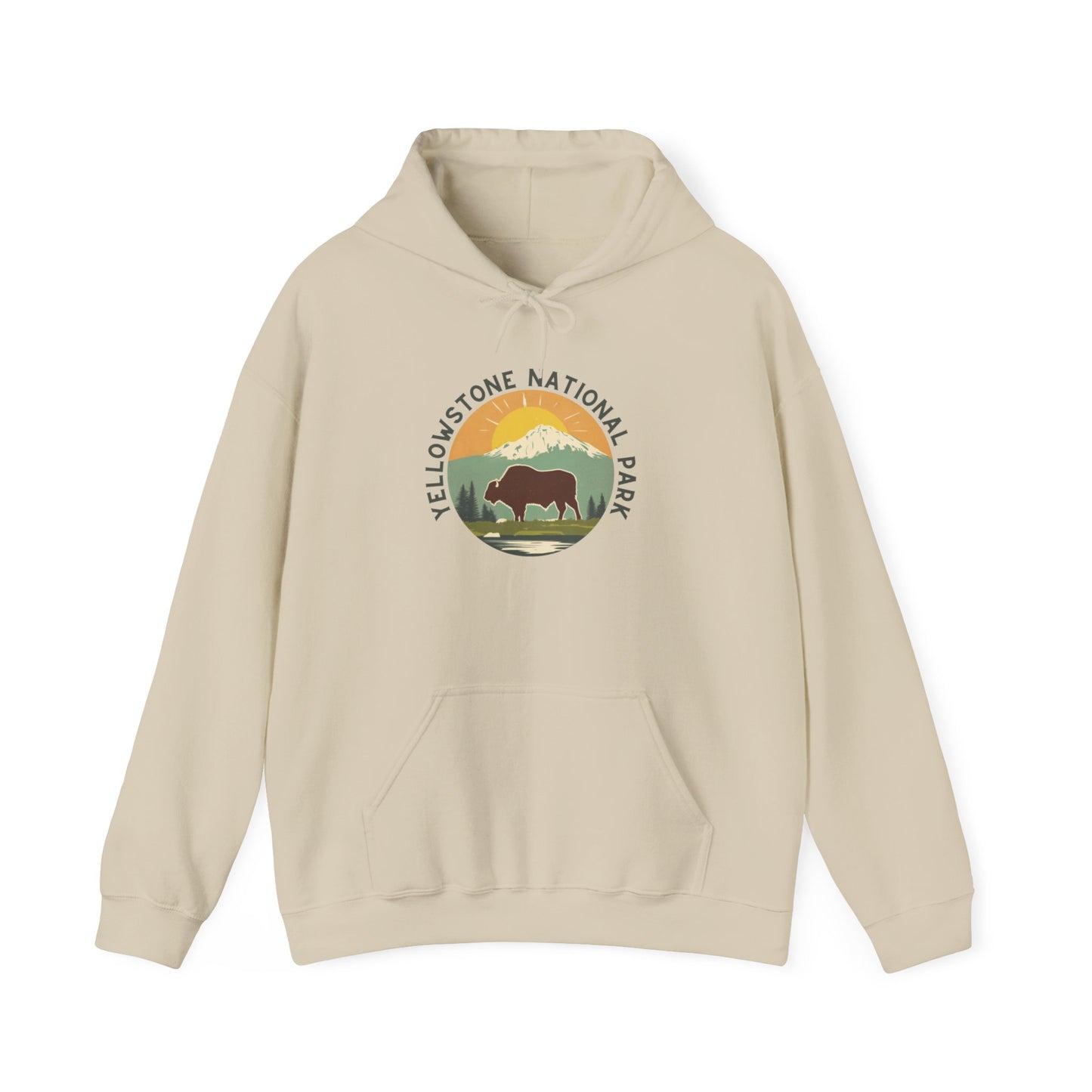 Hoodie - Unisex Heavy Blend™ Yellowstone National Park Hooded Sweatshirt