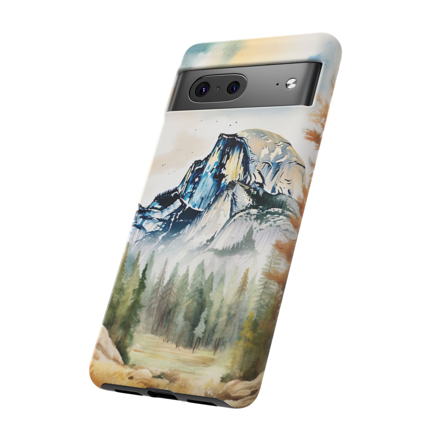 Tough Cases - Vintage Watercolor Yosemite National Park Cell Phone Cover