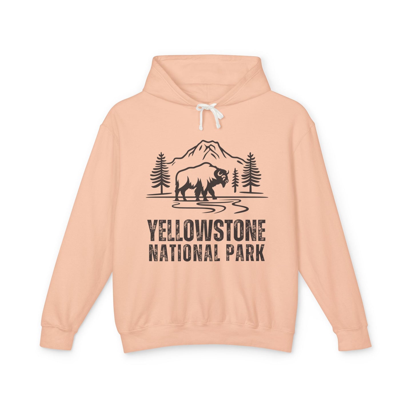 Lightweight Hoodie - Yellowstone National Park Hooded Sweatshirt