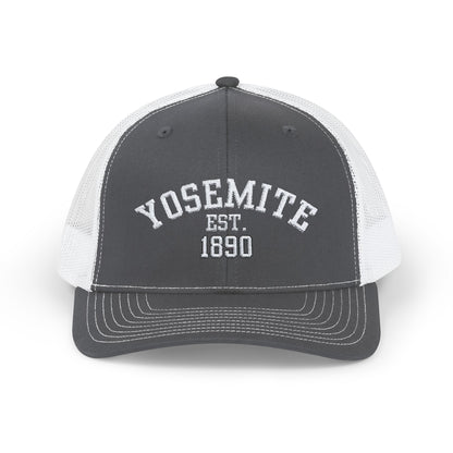 Embroidered Hat - Yosemite National Park Trucker Cap