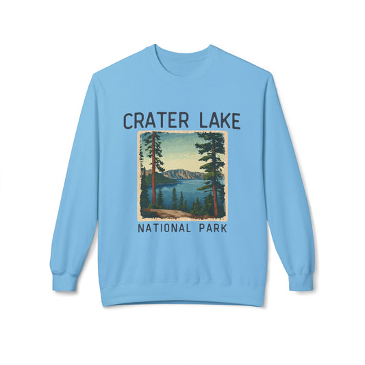 Softstyle Sweatshirt - Crater Lake National Park Fleece Sweatshirt