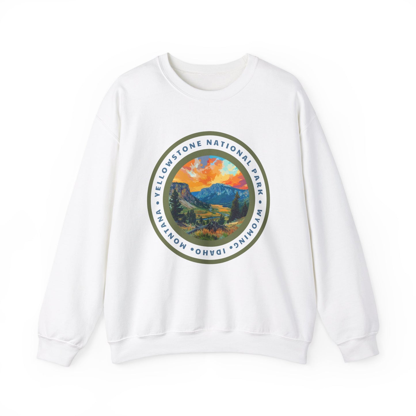 Midweight Crewneck - Unisex Yellowstone National Park  Sweatshirt