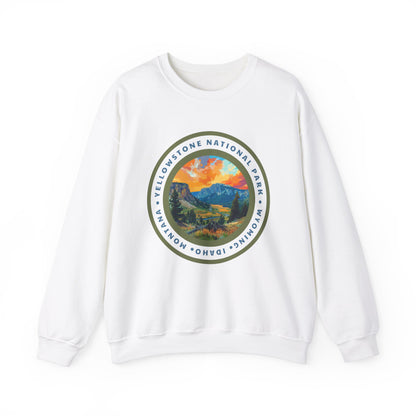 Midweight Crewneck - Unisex Yellowstone National Park  Sweatshirt