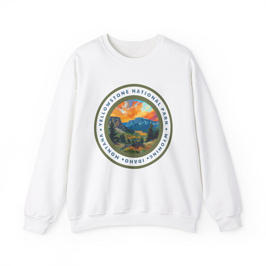 Midweight Crewneck - Unisex Yellowstone National Park  Sweatshirt