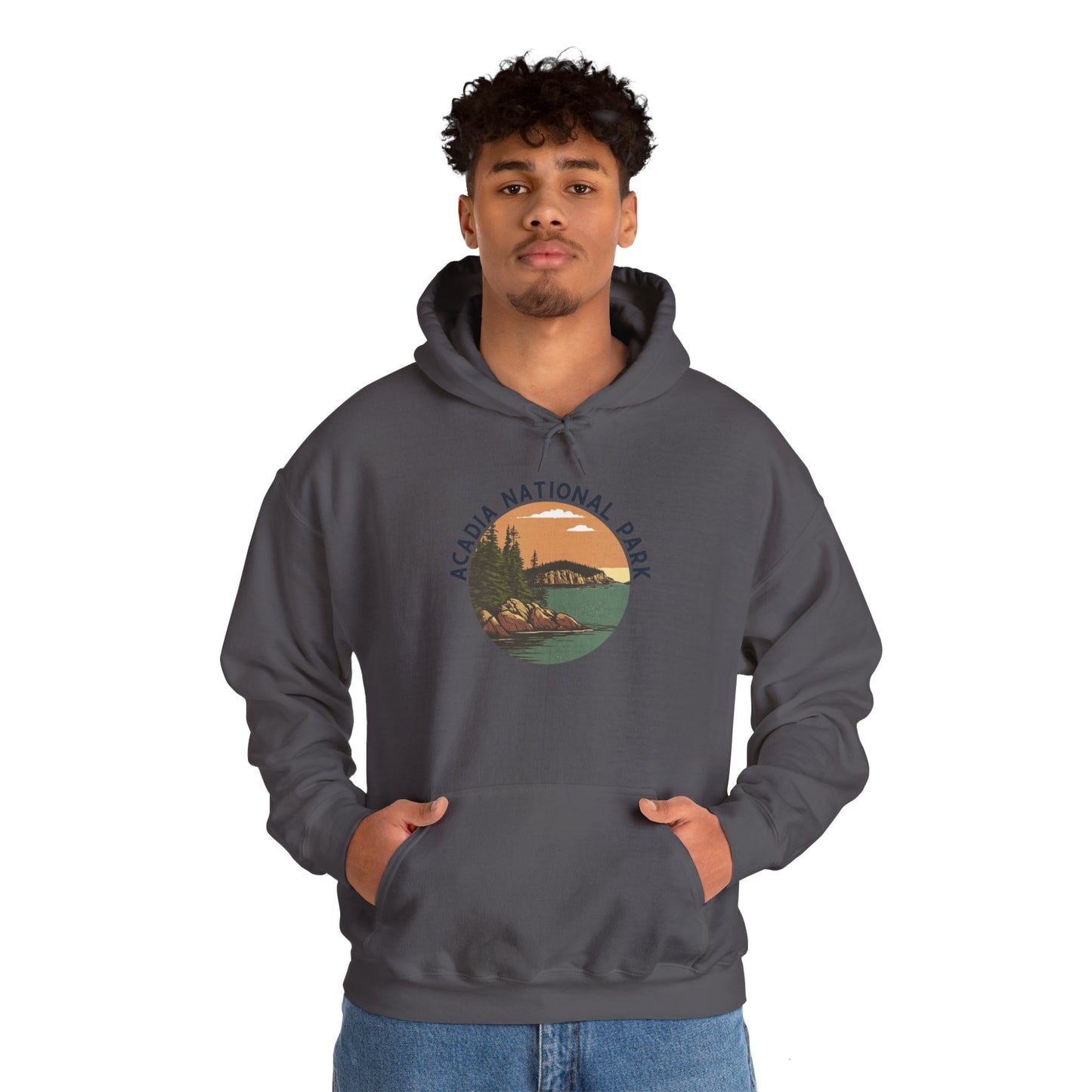 Hoodie - Unisex Heavy Blend™ Acadia National Park Hooded Sweatshirt