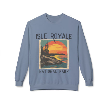 Softstyle Sweatshirt - Isle Royale National Park Fleece Sweatshirt