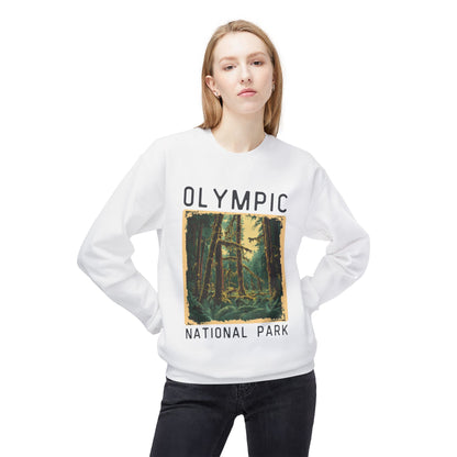 Softstyle Sweatshirt - Olympic National Park Fleece Sweatshirt