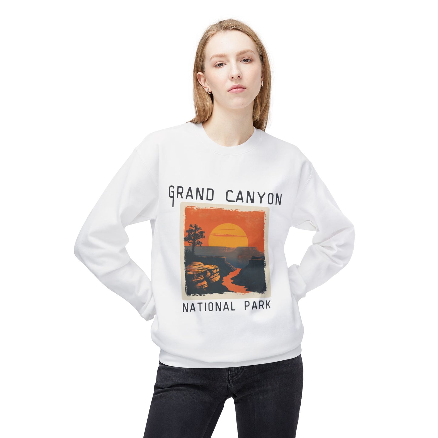 Softstyle Sweatshirt - Grand Canyon National Park Fleece Sweatshirt