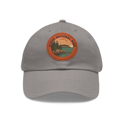 Hat - Acadia National Park Hat with Leather Patch