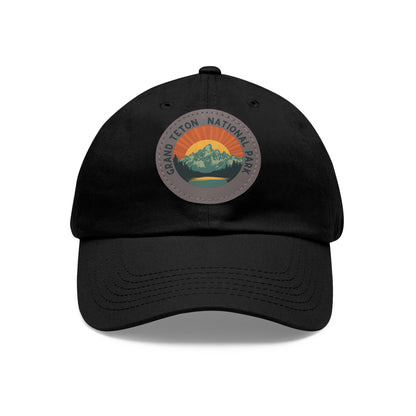 Hat - Grand Teton National Park Hat with Leather Patch