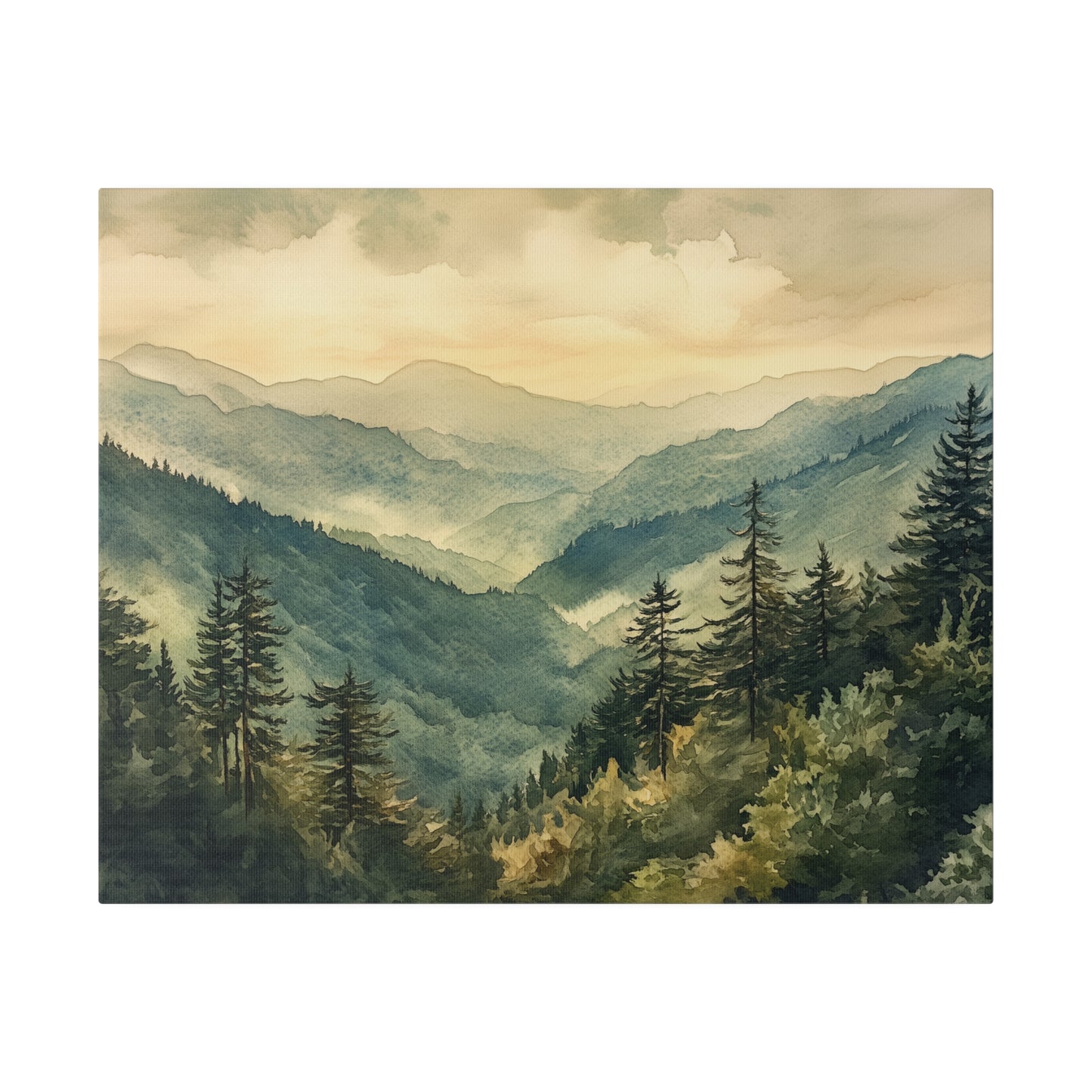 Canvas - Great Smoky Mountains National Park Stretched Canvas Print