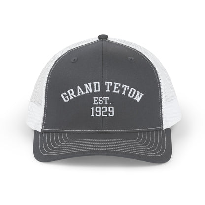 Embroidered Hat - Grand Teton National Park Trucker Cap