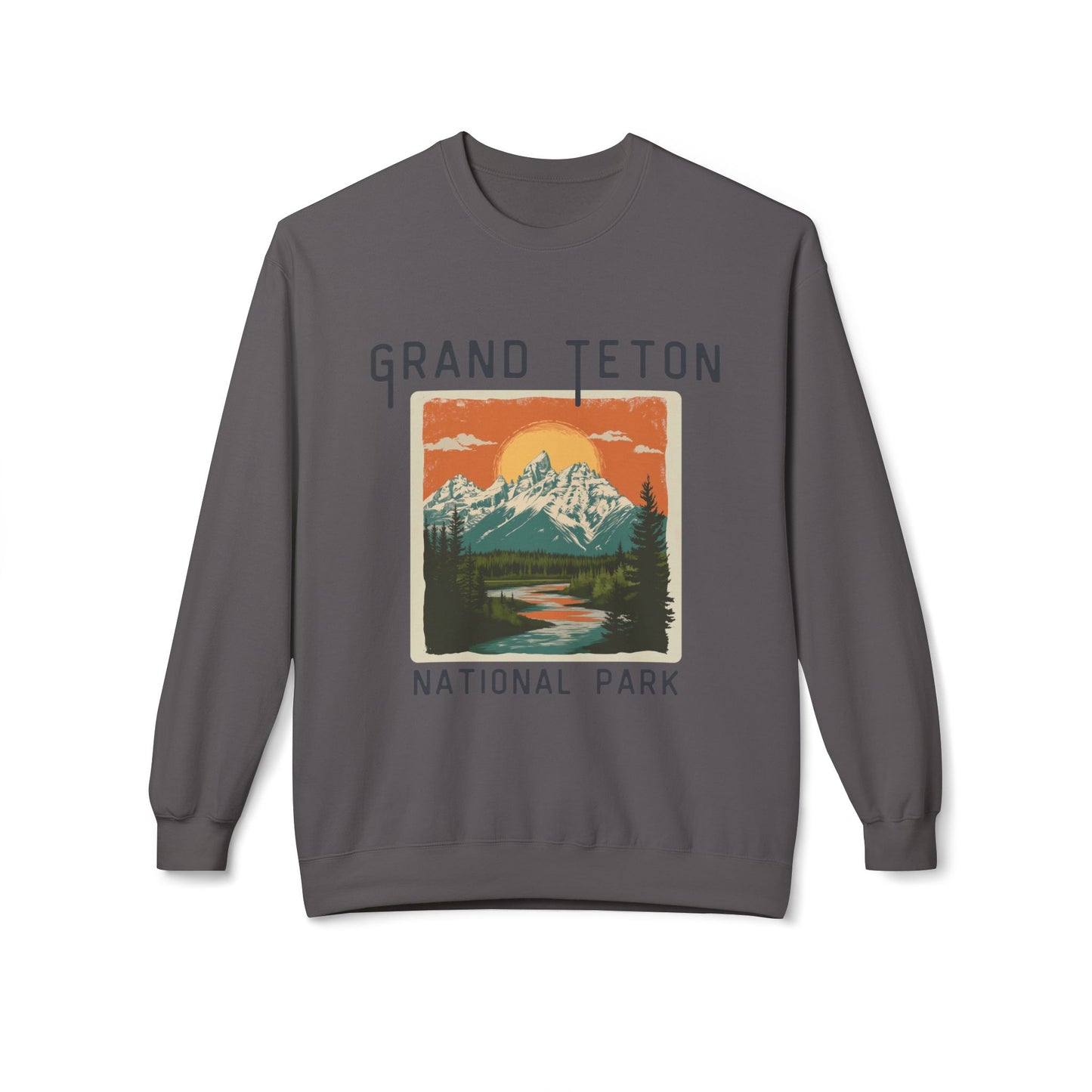 Softstyle Sweatshirt - Grand Teton National Park Fleece Sweatshirt