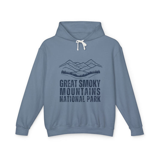 Lightweight Hoodie - Great Smoky Mountains National Park Hooded Sweatshirt