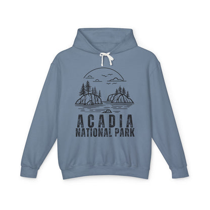 Lightweight Hoodie - Acadia National Park Hooded Sweatshirt