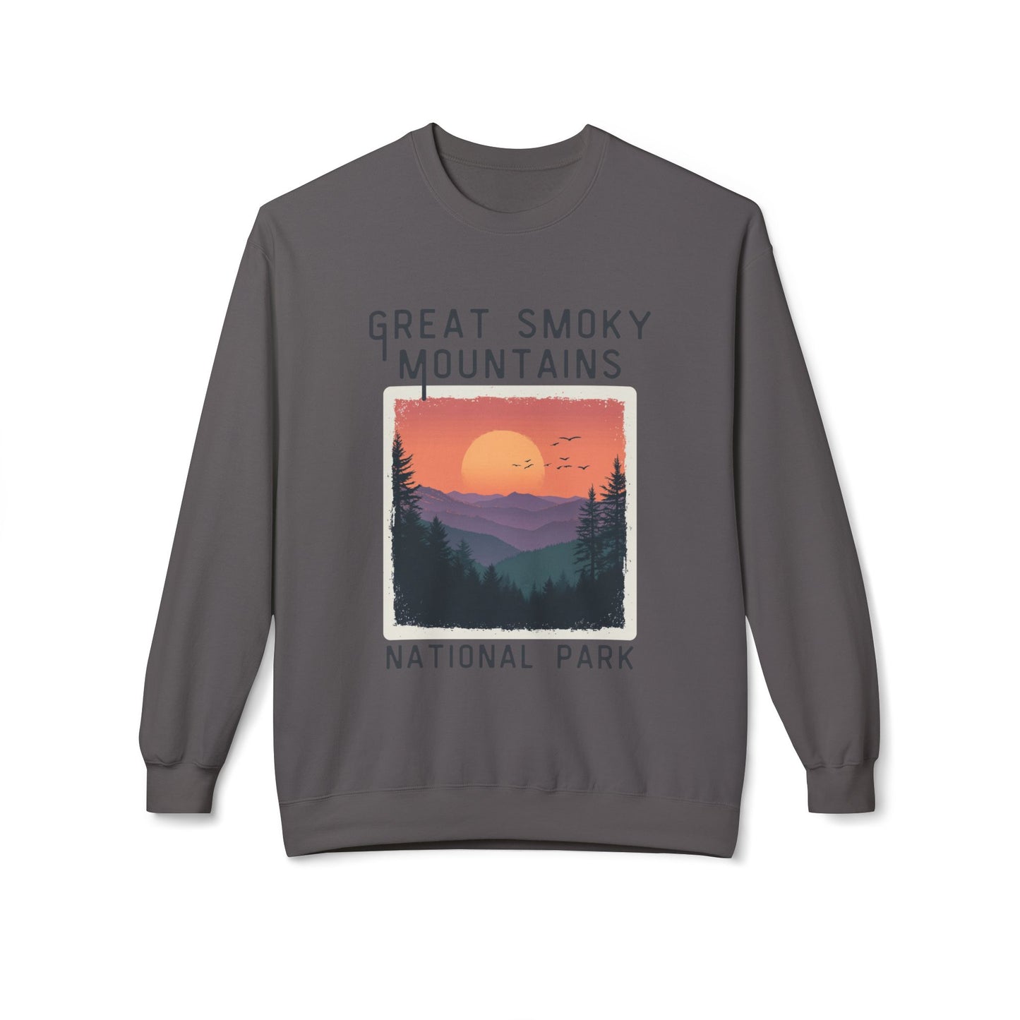 Softstyle Sweatshirt - Great Smoky Mountains National Park Fleece Sweatshirt