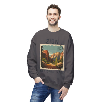 Softstyle Sweatshirt - Zion National Park Fleece Sweatshirt