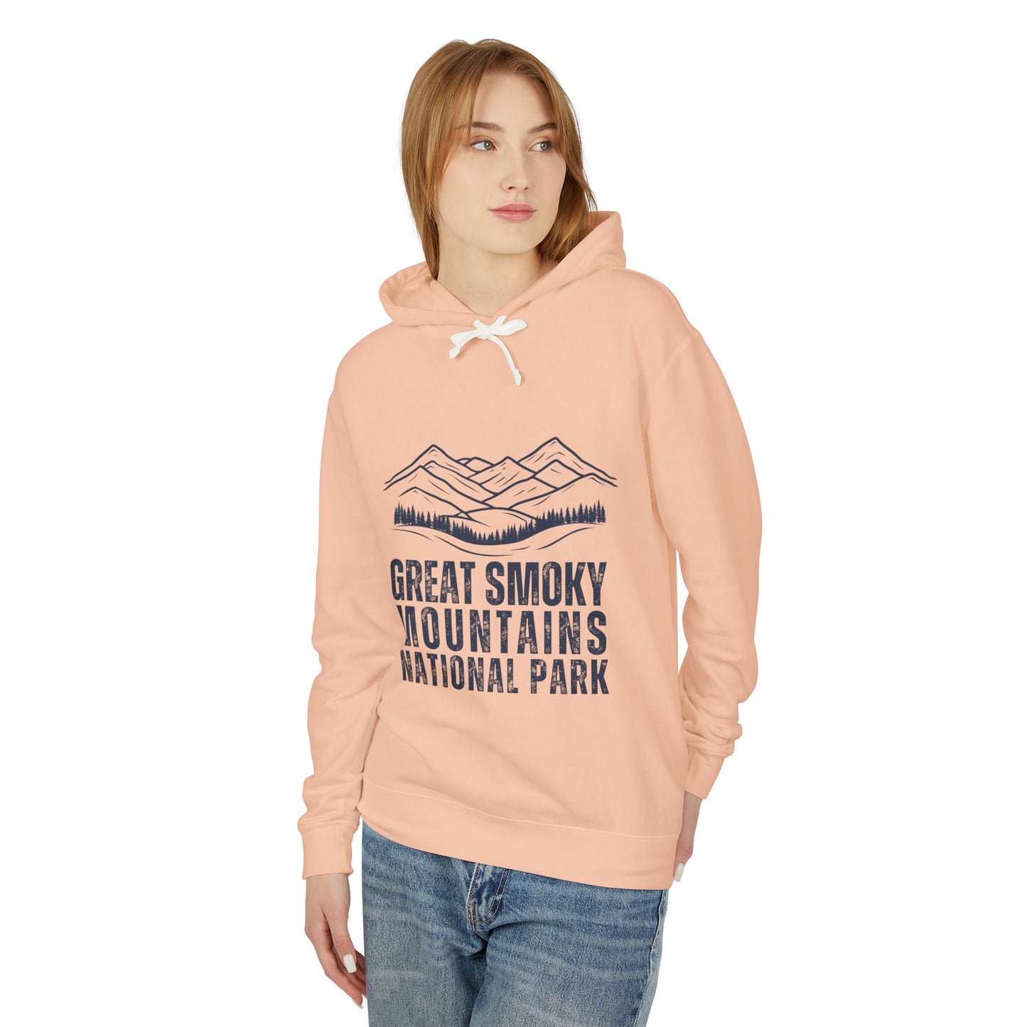 Lightweight Hoodie - Great Smoky Mountains National Park Hooded Sweatshirt