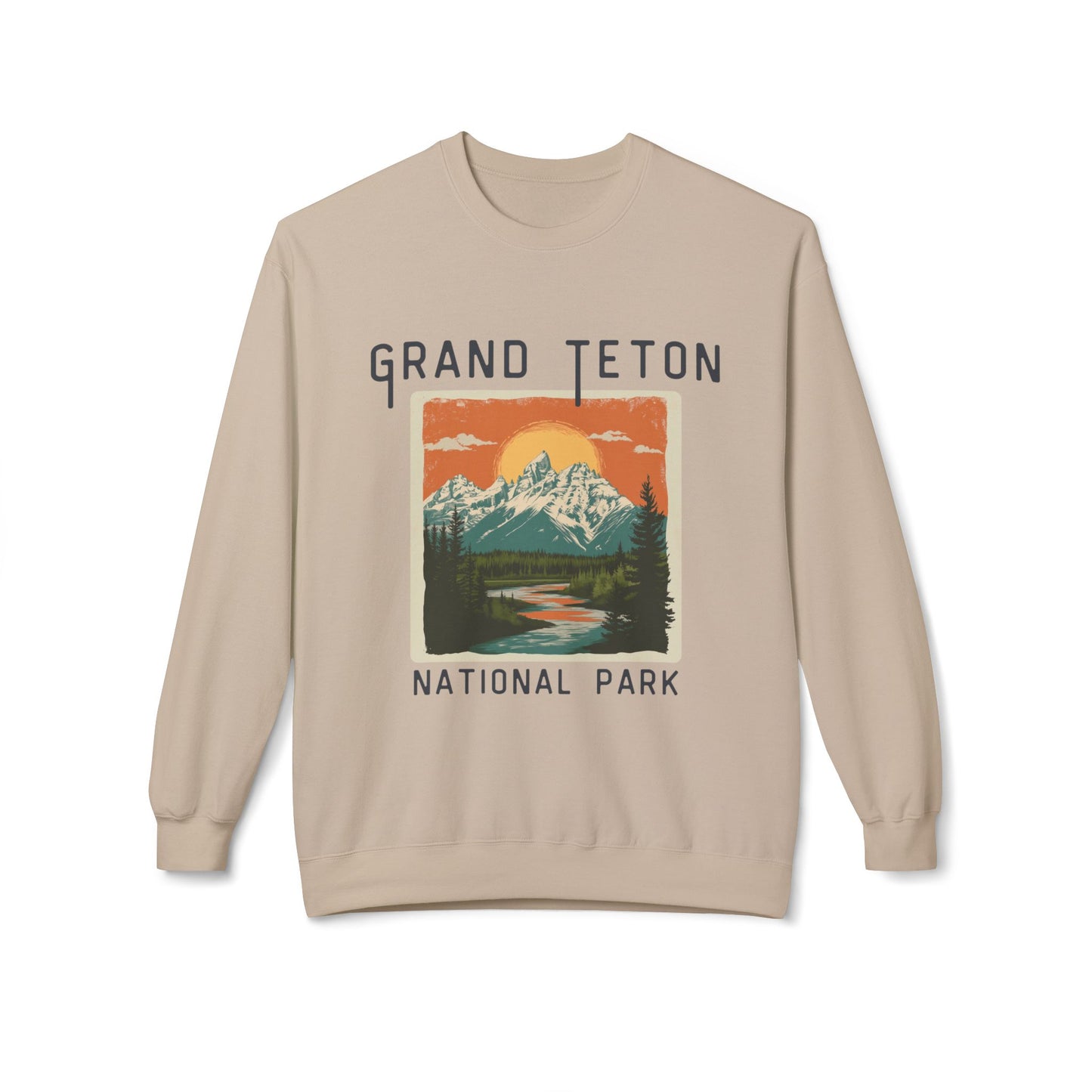 Softstyle Sweatshirt - Grand Teton National Park Fleece Sweatshirt