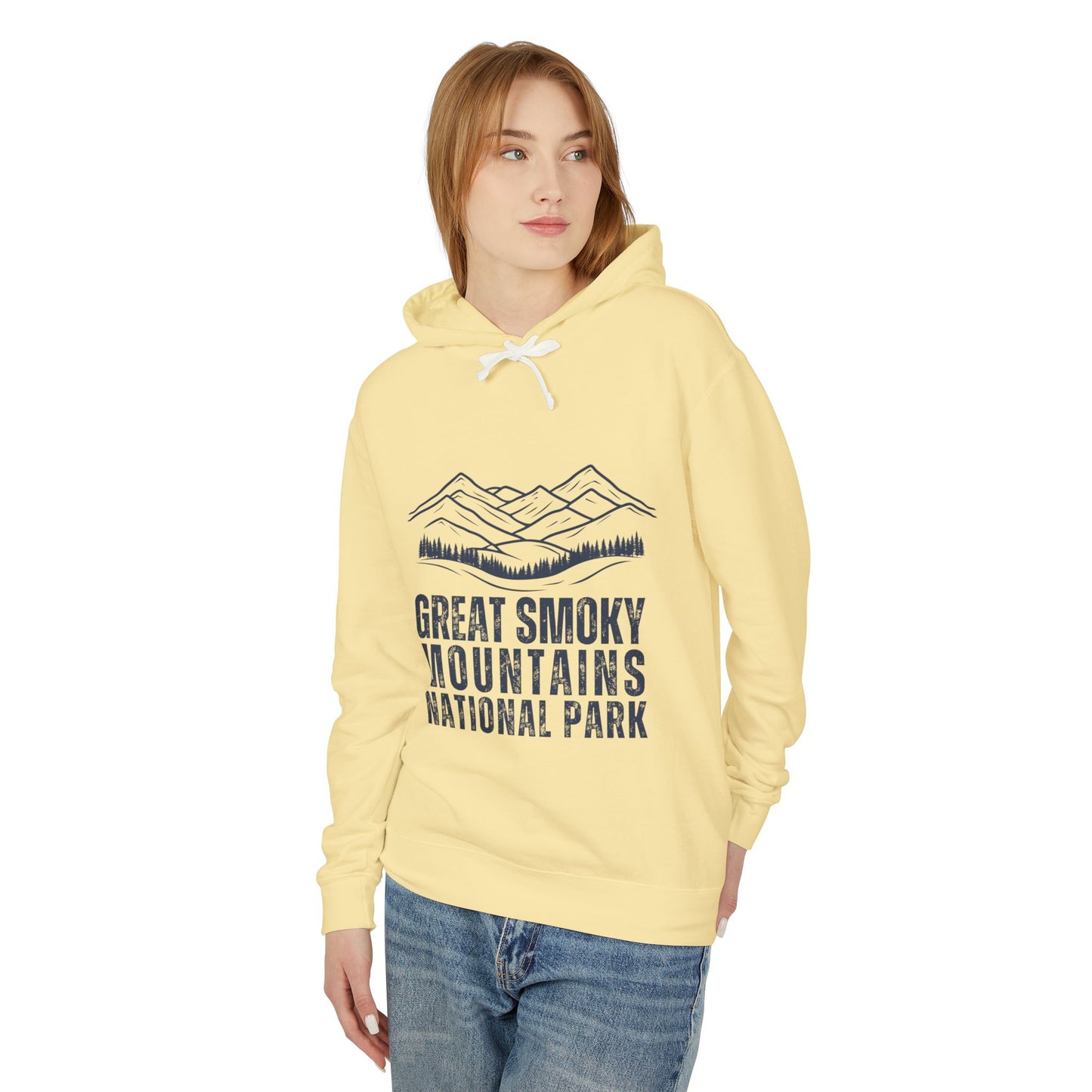 Lightweight Hoodie - Great Smoky Mountains National Park Hooded Sweatshirt