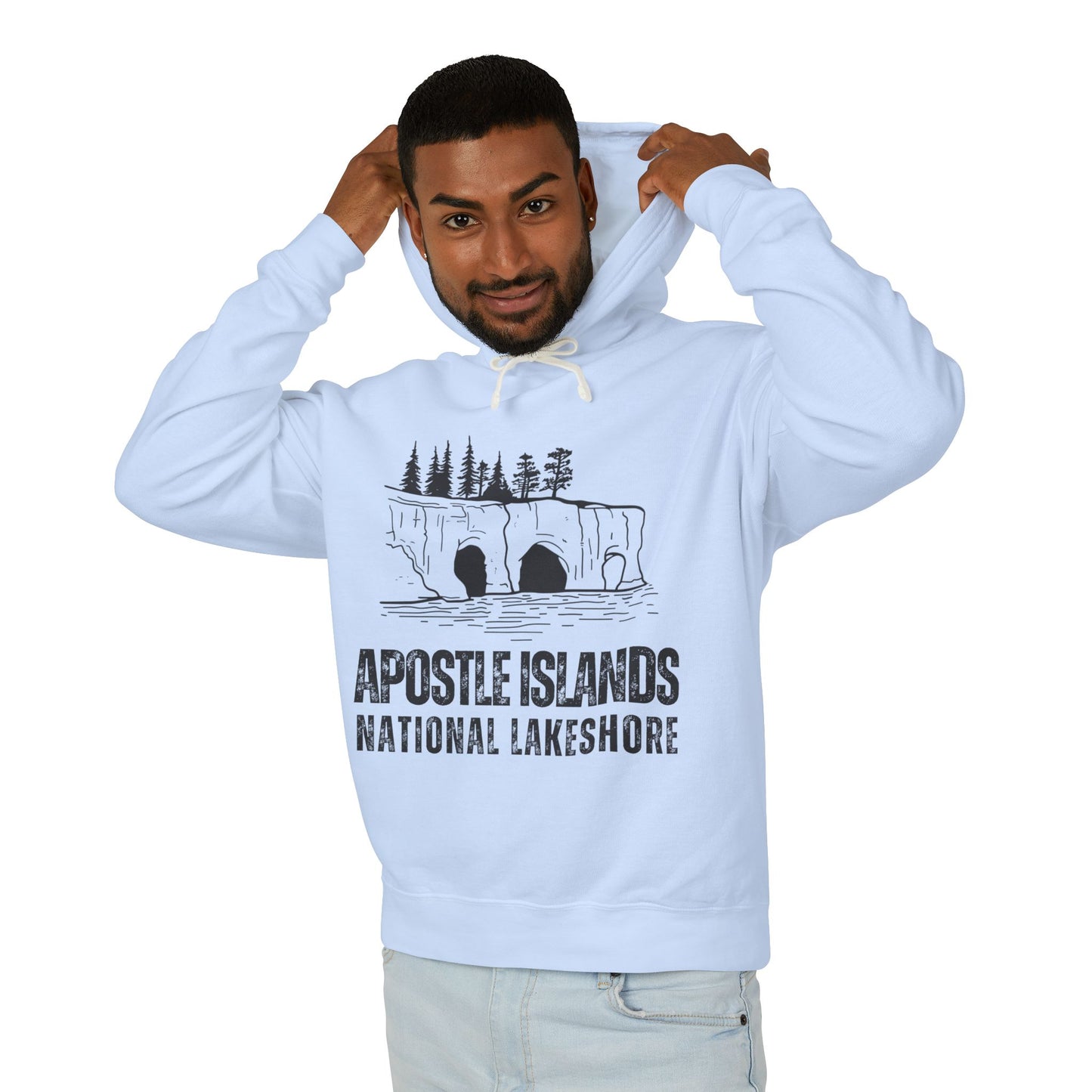 Lightweight Hoodie - Apostle Islands National Lakeshore Hooded Sweatshirt