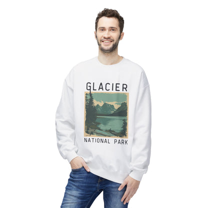 Softstyle Sweatshirt - Glacier National Park Fleece Sweatshirt