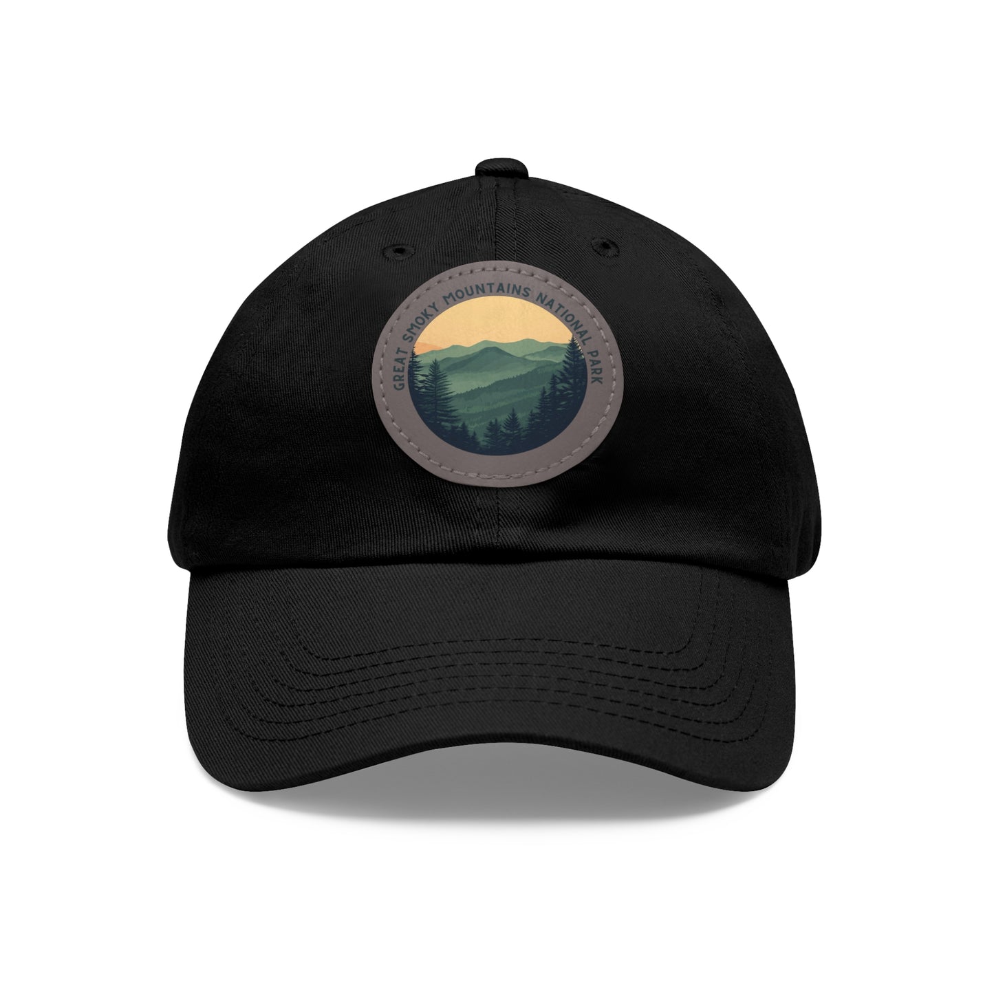 Hat - Great Smoky Mountains National Park Hat with Leather Patch