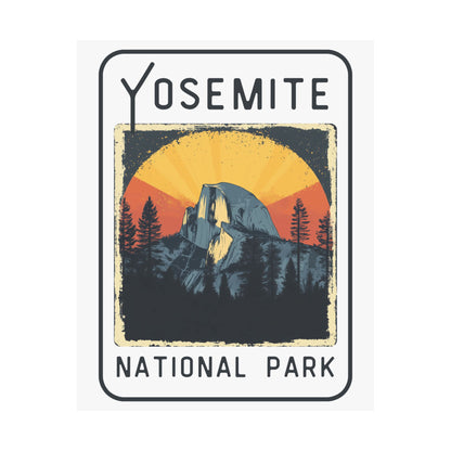 Poster - Yosemite National Park Graphic Poster