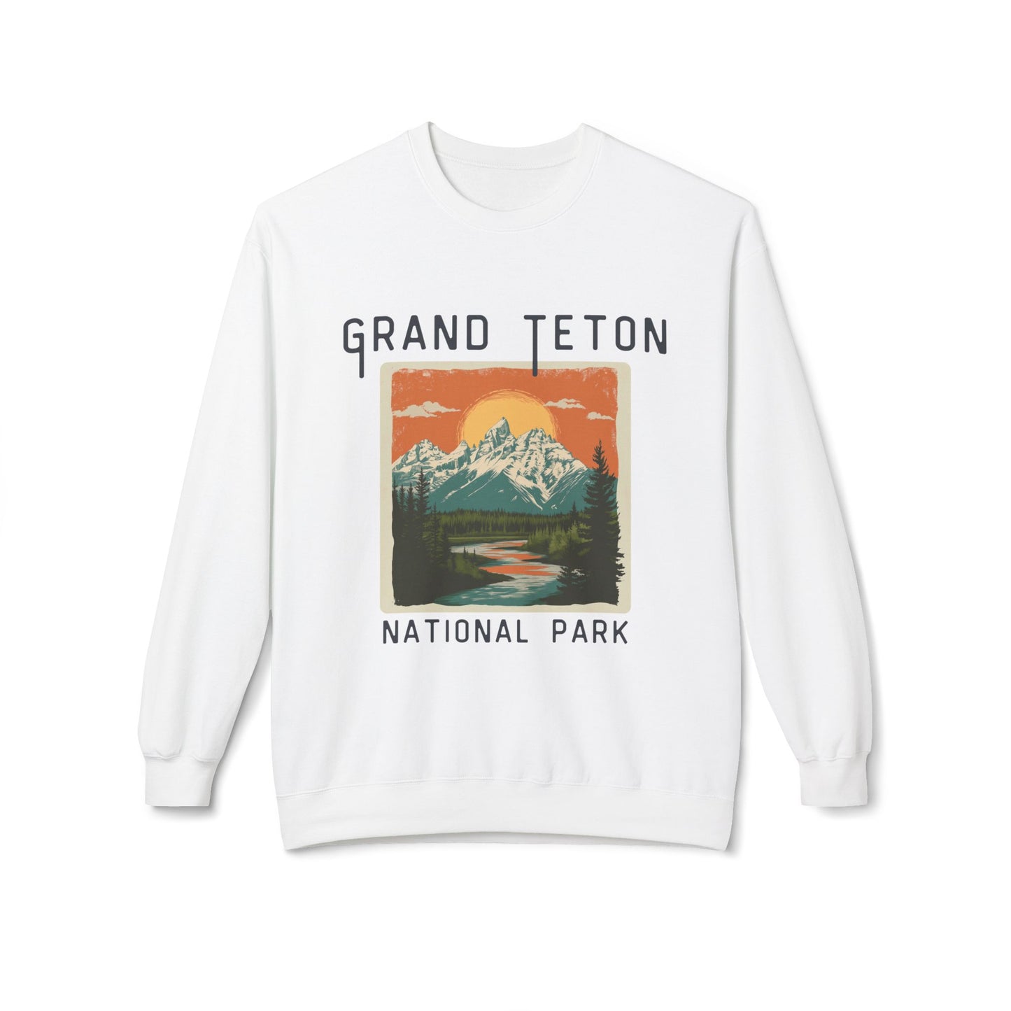 Softstyle Sweatshirt - Grand Teton National Park Fleece Sweatshirt