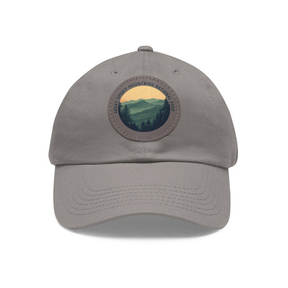 Hat - Great Smoky Mountains National Park Hat with Leather Patch