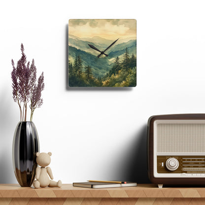 Clock - Great Smoky Mountains National Park Wall Clock