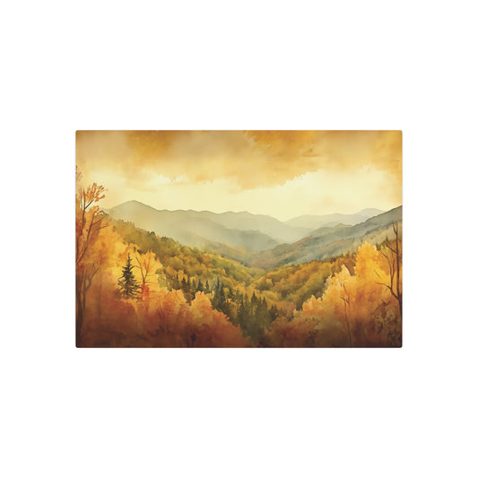 Limited Edition Metal Print - Great Smoky Mountain National Park Fall Art