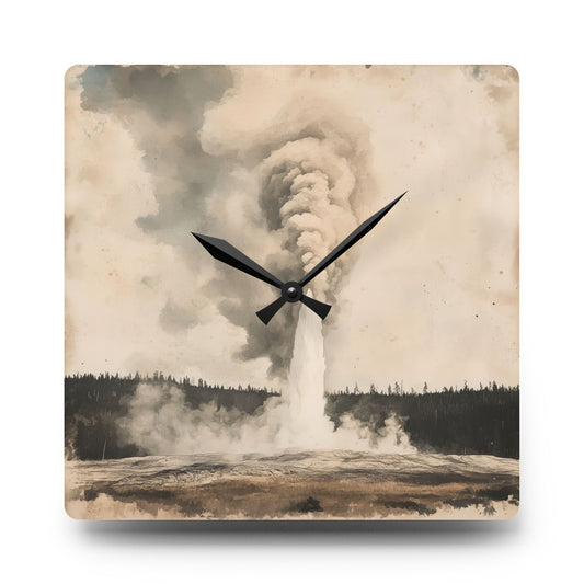 Clock - Yellowstone National Park Wall Clock