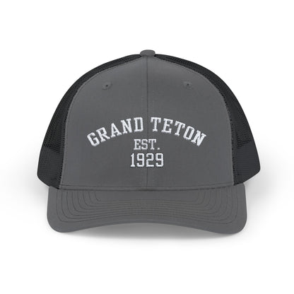 Embroidered Hat - Grand Teton National Park Trucker Cap