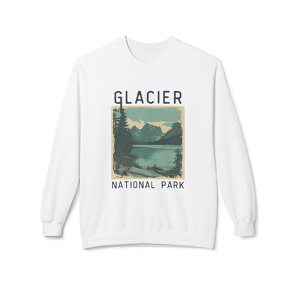 Softstyle Sweatshirt - Glacier National Park Fleece Sweatshirt