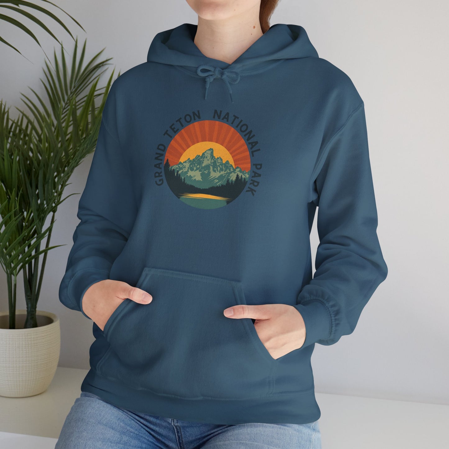 Hoodie - Unisex Heavy Blend™ Grand Teton National Park Hooded Sweatshirt