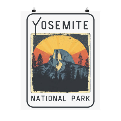 Poster - Yosemite National Park Graphic Poster