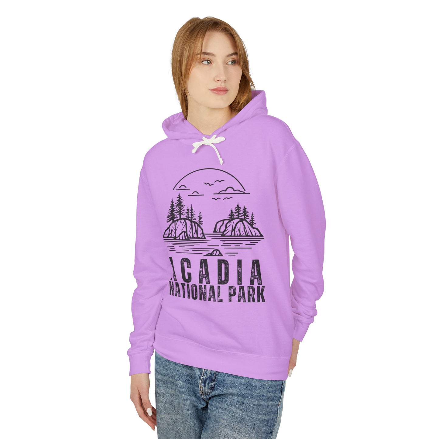 Lightweight Hoodie - Acadia National Park Hooded Sweatshirt