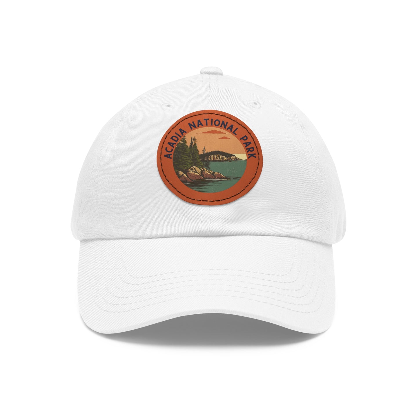 Hat - Acadia National Park Hat with Leather Patch