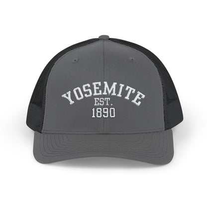 Embroidered Hat - Yosemite National Park Trucker Cap