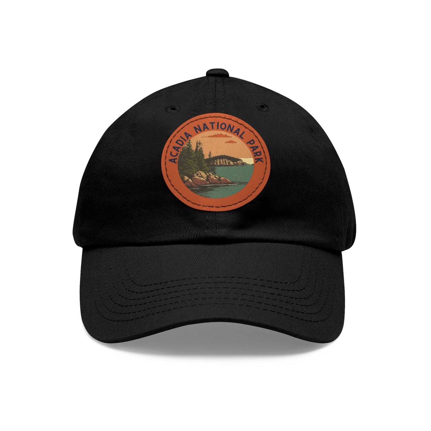 Hat - Acadia National Park Hat with Leather Patch