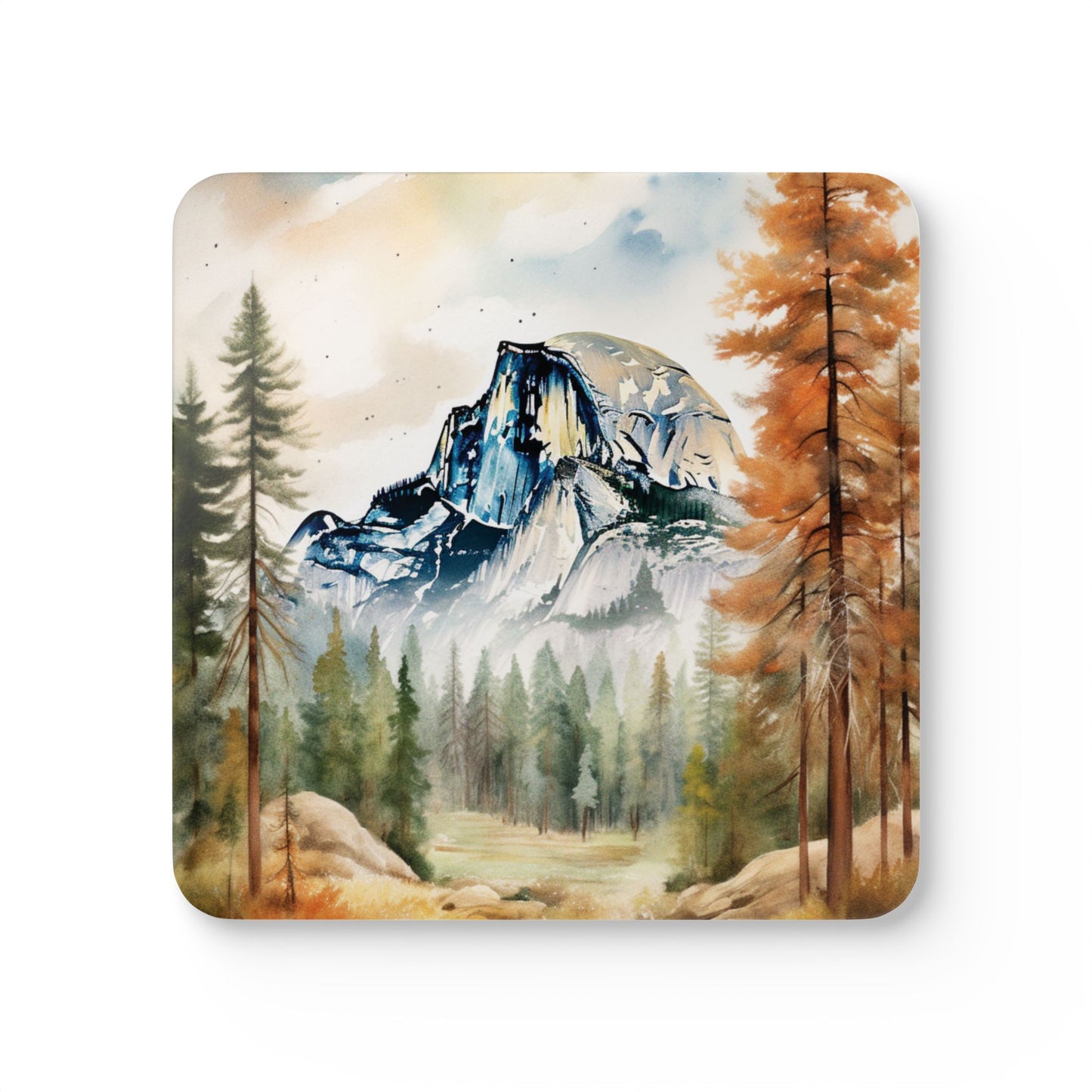 Coasters - Yosemite National Park Corkwood Coaster Set