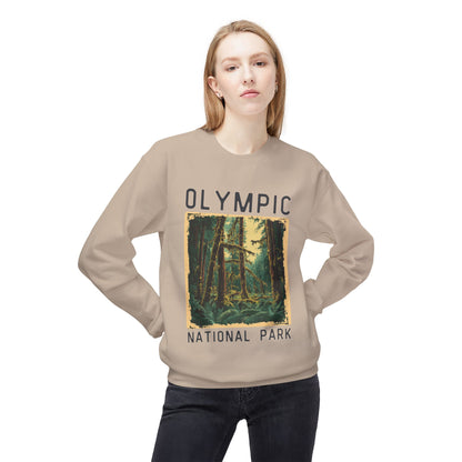 Softstyle Sweatshirt - Olympic National Park Fleece Sweatshirt