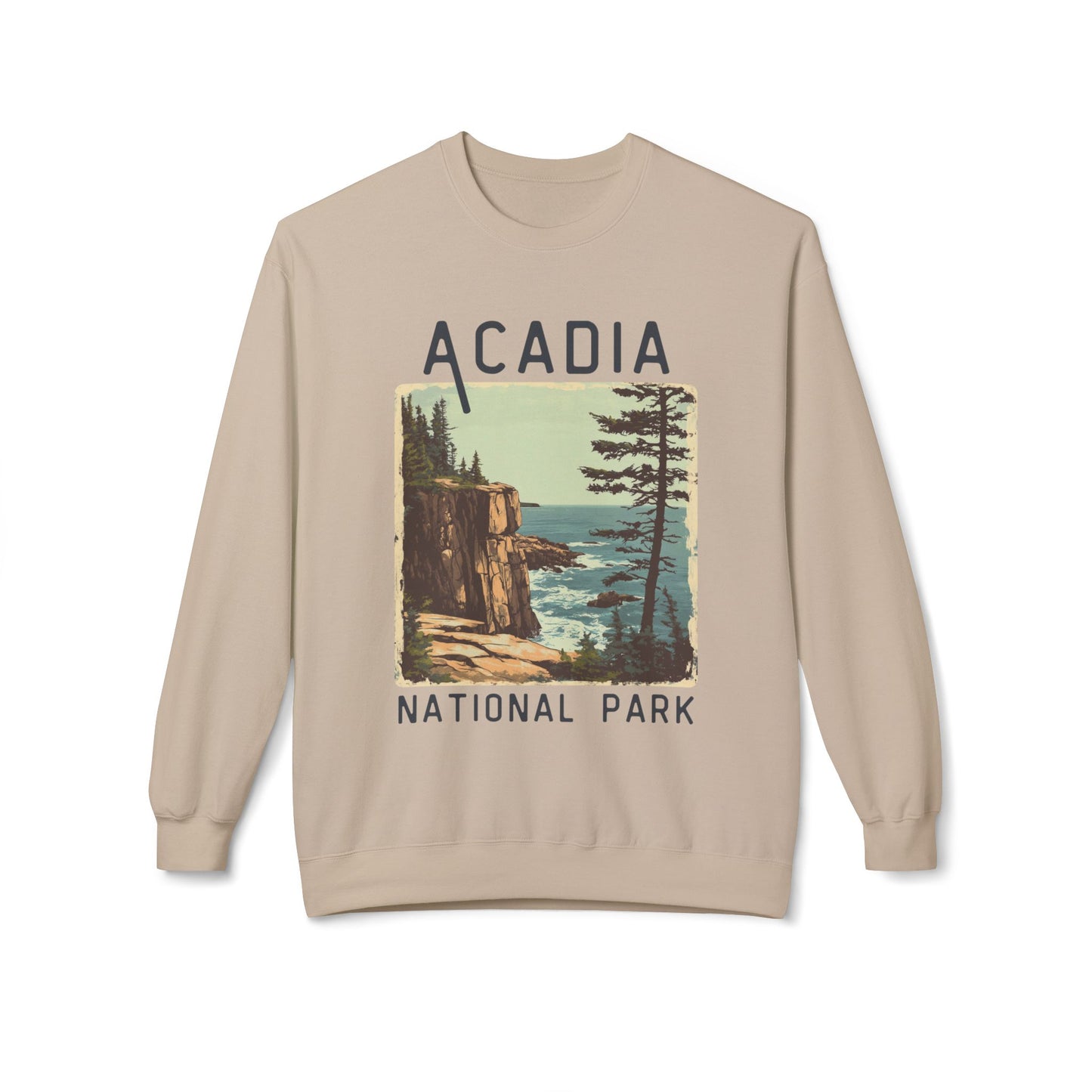 Softstyle Sweatshirt - Acadia National Park Fleece Sweatshirt