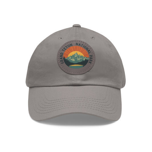 Hat - Grand Teton National Park Hat with Leather Patch