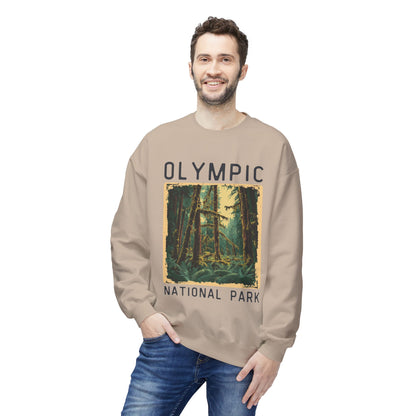 Softstyle Sweatshirt - Olympic National Park Fleece Sweatshirt