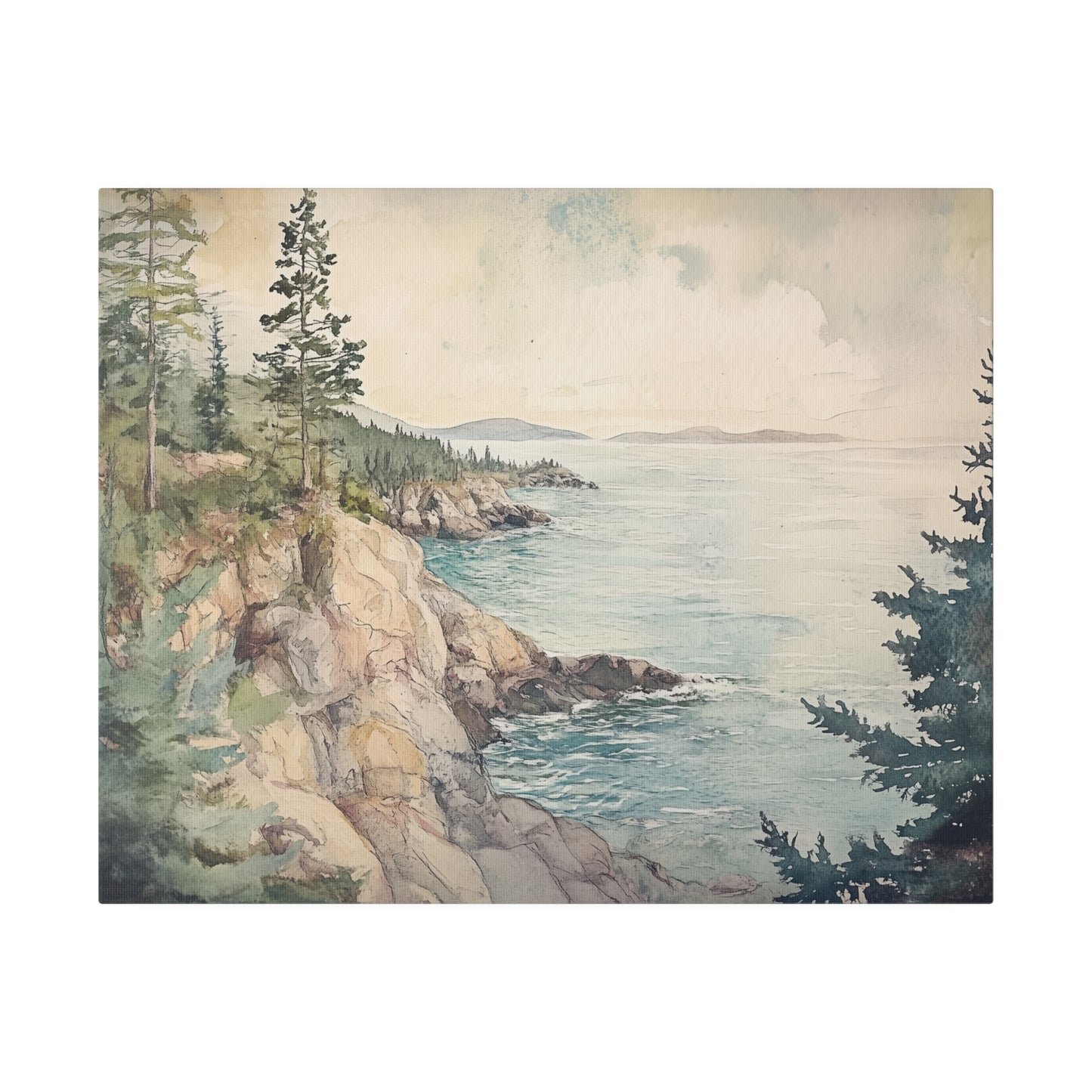 Canvas - Acadia National Park Stretched Canvas Print